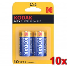 Kodak Max KC-2 ceruza elem gyűtődobozban, 2 db/bliszter, 10 bliszter/doboz